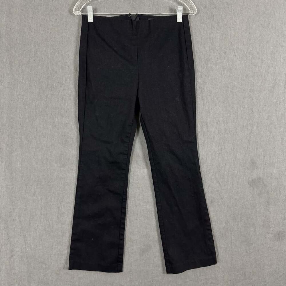 Rag & Bone Women's Size 6 Black Stretch Simone Straight Leg Cropped Pants